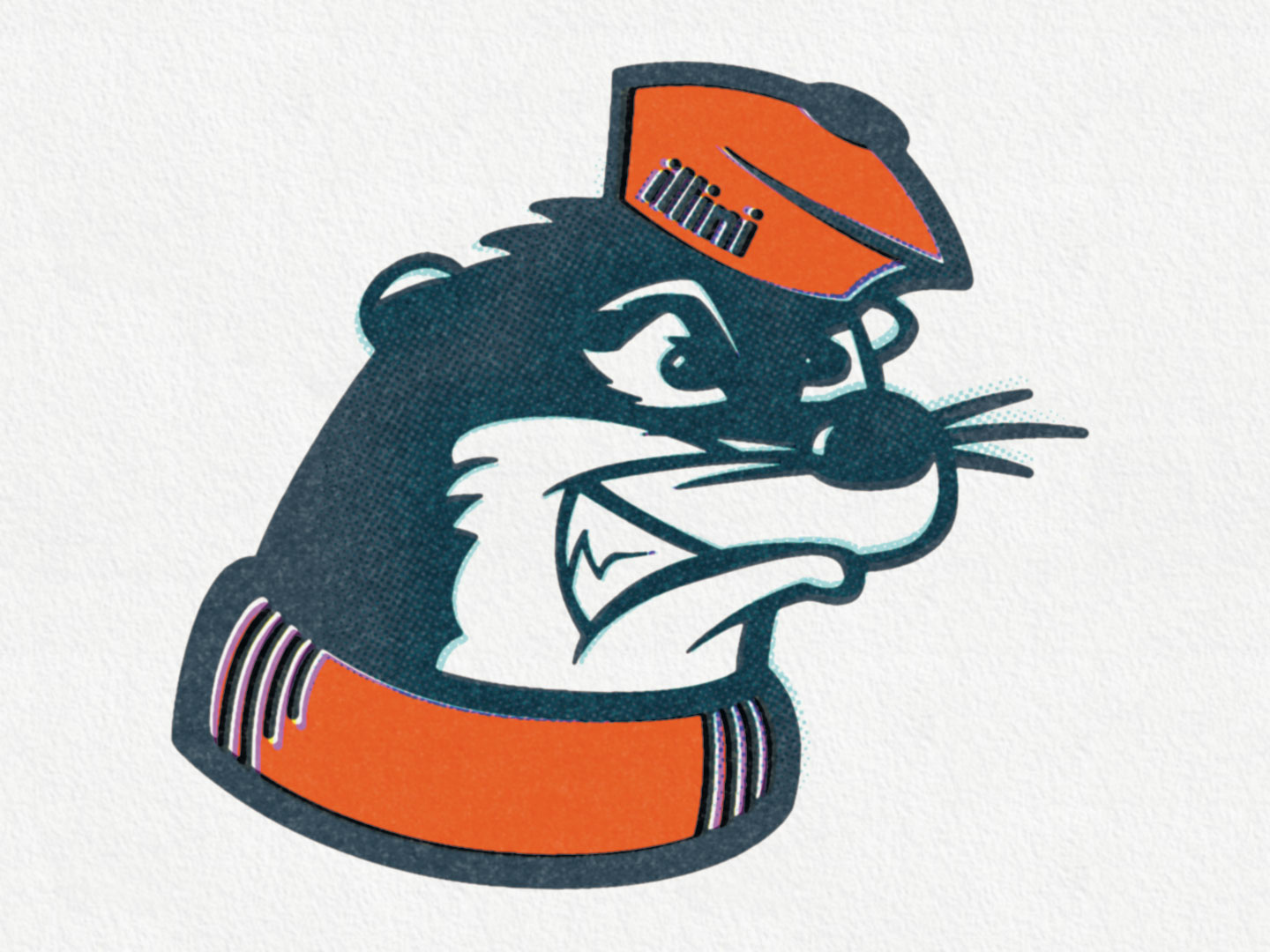 the Illinois Alma Otters by Will Wyss on Dribbble