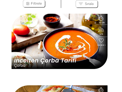 Recipe App app design flutter recipe soup