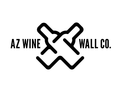 AZ Wine Wall Co. logo branding logo logodesign