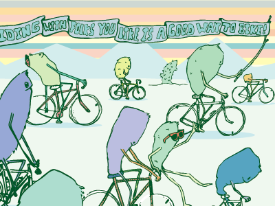 pedal craft 2013 poster (portion) (wip) biking monsters pedal craft phoenix