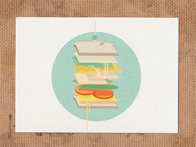 postcard set now available food illustration postcard print