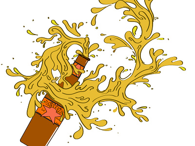 Beeeeer animation still beer illustration wip