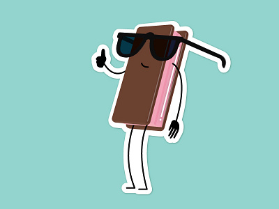 Mr. Sammy cool icecream rebound summer vector