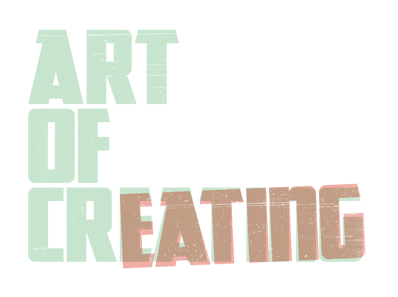 art of crEATING book creating eating idea title