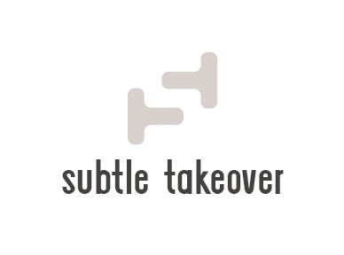 subtle takeover brand identity logo subtle takeover