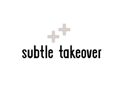 subtle takeover (2) brand identity logo subtle takeover