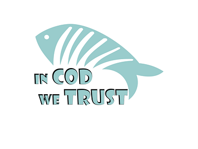 In Cod We Trust dailylogochallenge design logo