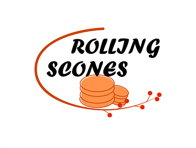 Rolling Scones dailylogochallenge design logo
