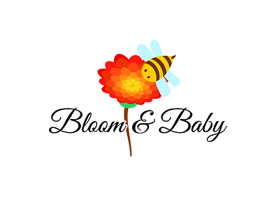 Bloom & Baby dailylogochallenge design graphic design illustration logo vector