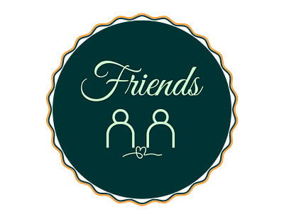 Friends design graphic design illustration logo vector