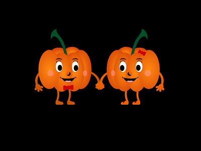 Pumpkin Couple