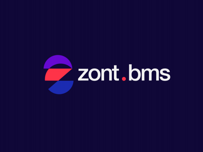 Zont.BMS logo animation branding identity idi logo logotype software