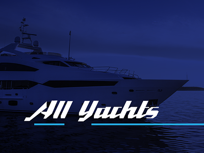 AllYachts Logo identity lettering logo logotype yachts