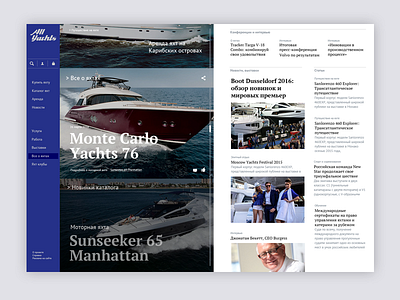 All Yachts boat layout web-design yachts