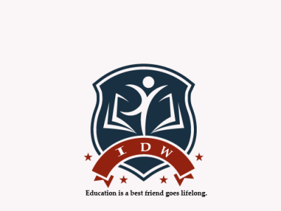 IDW School Logo Design. 3d animation app branding design graphic design icon illustration logo logo desing motion graphics typography ui ux vector