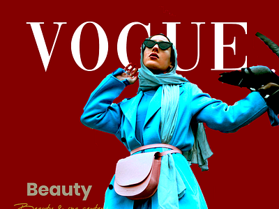 Vogue Model Poster Design