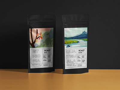 Coffee label for "poco coffee shop" branding design figma graphic design icon illustration minimal typography ui vector