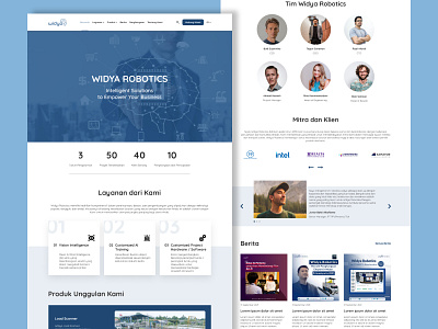 Widya Robotics Website Home Page Redesign ai artificial intelligence chatbot home page landing page livechat machine learning startup