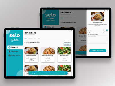 SELO - self ordering application for food and beverage menus beverage cafe case study covid eat food ipad menu mobile restaurant self order tablet
