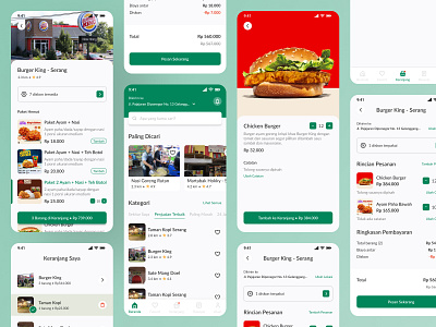 Gudang Madang - Mobile App for Merchant and Delivery Food cart checkout delivery food list merchant mobile