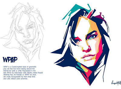 WPAP ART WORK branding design illustration wpap