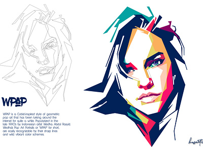 WPAP ART WORK branding design illustration wpap