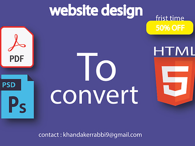 pdf/png to convert html and css convert design pdftohtml web design webdesign