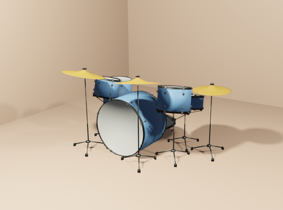 drums 3d blender drums modeling passion project