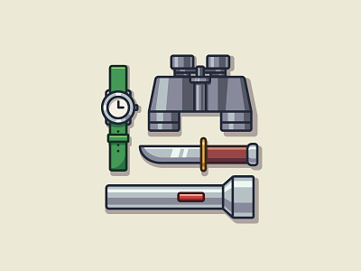 Camping Tools backcountry backpacking camping camping gear design design inspiration flat design icon illustration illustrator nature outdoors vector vector art vector illustration wilderness