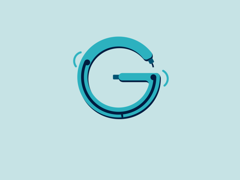 "G" letter Modern logo Animation  | Gadgeted