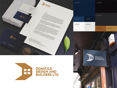 Real Estate Rebranding, Identity - Presentation branding design graphic design identity design identity stationery logo mockup real estate branding rebranding