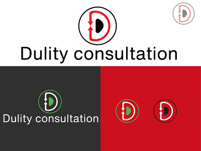 Dulity Consultation logo creative logo d letter logo dulity consultation logo eye catching logo letter logo logo logo design logodesign minimalist logo pismire art