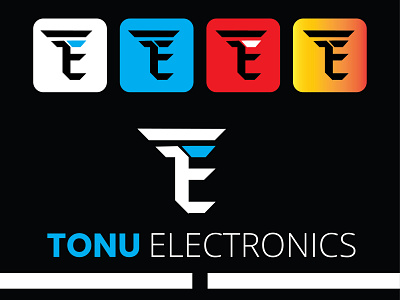 Tonu Elecronics Logo Design creative logo electronics logo eye catching logo logo logo design logodesign minimal logo minimalist logo pismire art