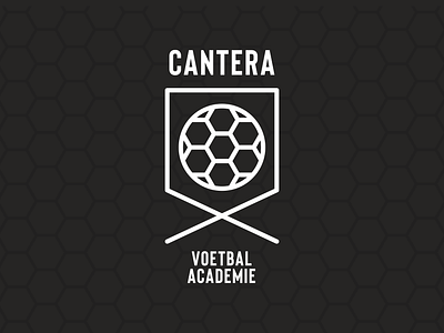 Cantera Logo academy branding flag football logo minimal soccer sports sportsteam