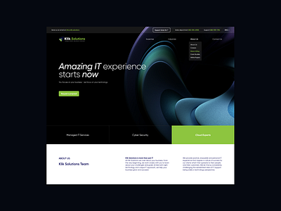 Klik Solutions website redesign