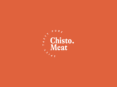 Chisto.Meat brand identity for crafted meat snacks branding branding concept dailychallenge design graphic graphicdesign logo minimalist