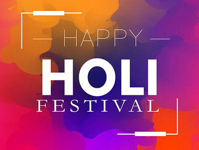 Happy Holi Festival design happy holi holi icon designs illustration illustrator jariwala poster sankalp sankalp jariwala