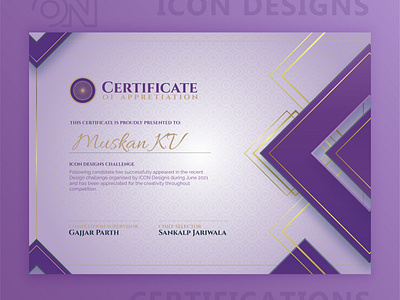 Certificate Design | ICON Group