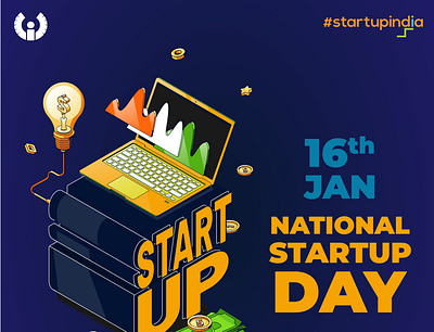 National Startup Day - 16 January | ICON Designs 16jan gajjar parth sunilkumar india indian indiastartupday nationalstartupday sankalp jariwala startup theicondesigns theicongroup