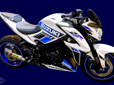 2020 Suzuki GSX-1000 Hyperrealist Portrait