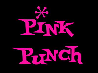 Pink Punch Pink Version art black and pink branding cartoon creative design fan art fan artist hot pink logo logodesign pink pink panther vector vectorart