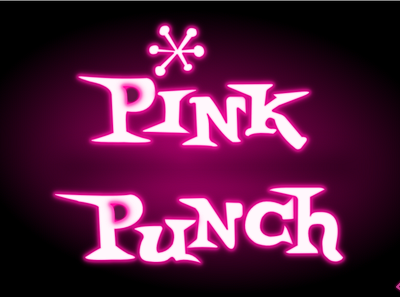 Pink Punch NEON art branding cartoon creative design fan art fan artist fan artwork fantasyart glow glowing graphicdesign logo logodesign neon colors neon light neon lights neon sign pink panther vector