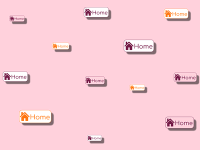 Home Buttons app branding button button design buttons creative home homepage design icon interaction pastel pastel color purple ui ui ux ui design uidesign uiux vector