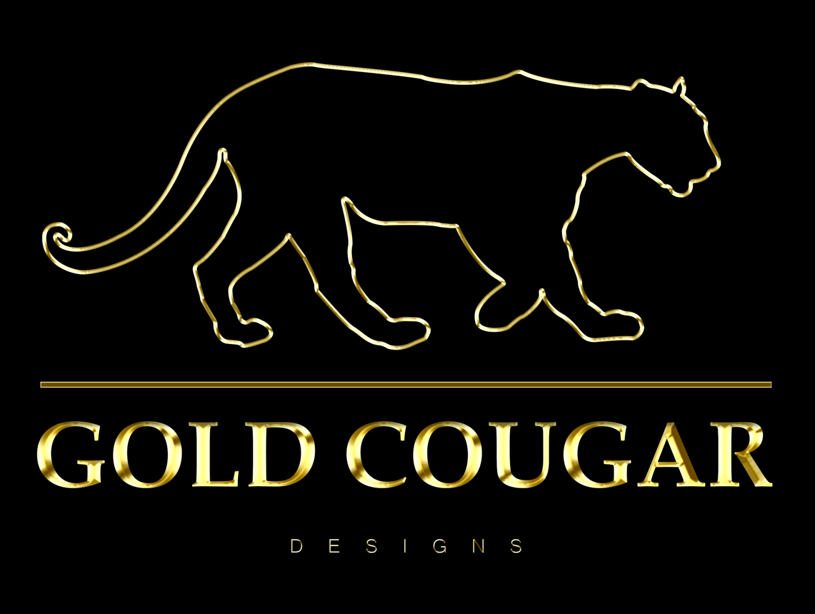 Gold Cougar Designs Official Logo by Luis Angeles ‌ on Dribbble