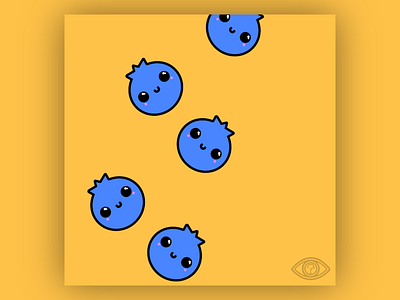 Kawaii Blueberries