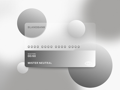 BLANDBANK bank bland branding calm card cards creative credit card design graphic design logo modern neutral neutral colors professional sleek ui ui design vector vectorart