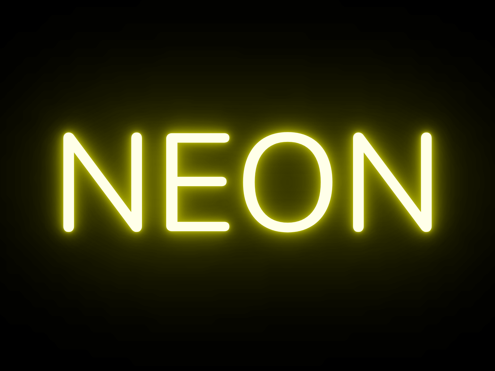 Neon Yellow Color Palette