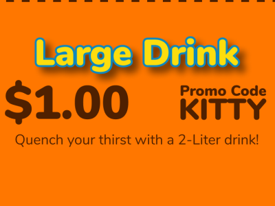 Pizza Kittyz Drink Coupons