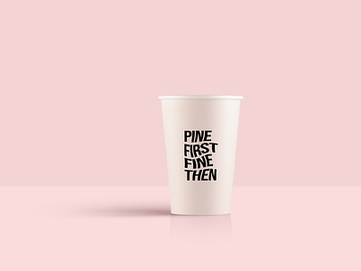 cup logo with tagline branding cup cup of coffee design logo logodesign minimal