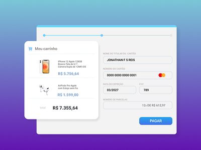 Daily UI #002 - Credit Card Checkout design designer uidesign uiuxdesign